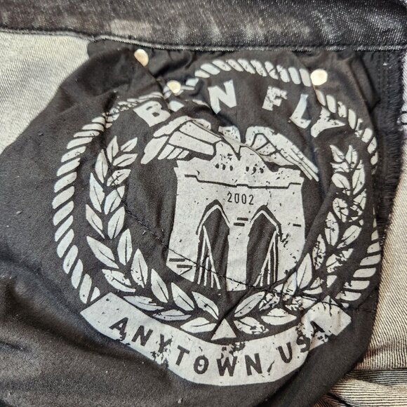 Born Fly Mens Size 42 Shorts Black Denim  Stretch NWT ---15 - Picture 4 of 11